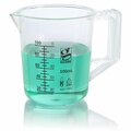 Globe Scientific 100mL Beaker with Handle, Diamond Essentials, Low Form, Printed Graduations, PMP 3656-100